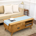 Solino Home Cotton Linen Table Runner Blue, Hemstitch Collection 14 x 60 in | by SolinoHome