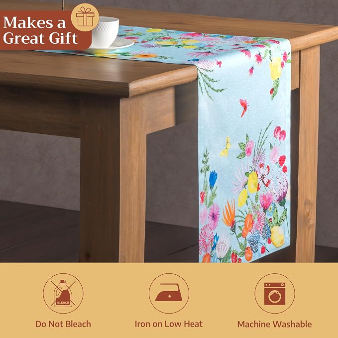 Maison d' Hermine Table Runner 100% Cotton 14.50" x 108" | Table Runners 108 - Image 5
