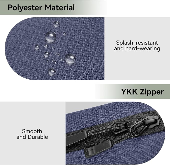 Small Electronics Organizer Travel Case, Portable Tech Case Pouch - Image 4