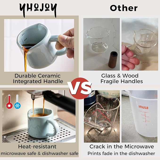 Ceramic Espresso Cup, Espresso Accessories, Espresso Shot Cups 3 OZ | Espresso - Image 8
