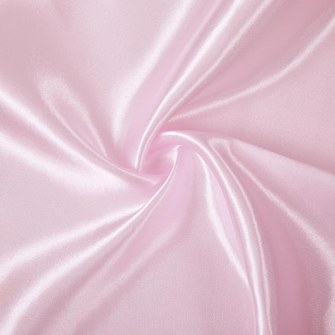 Light Pink Satin Table Runner, 12x108 Inches, 2 Pack | Premium Satin, Smooth - Image 7