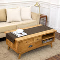 Solino Home 100% Pure Linen Table Runner Brown Woven, Athena 14 x 48 in | Table by SolinoHome