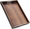 Wood Serving Tray - 17In Large Serving Tray by Hanber