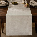 100% French Linen Table Runner 90", 210GSM Heavyweight Artisanry, Crease-Free by KINGSTONE