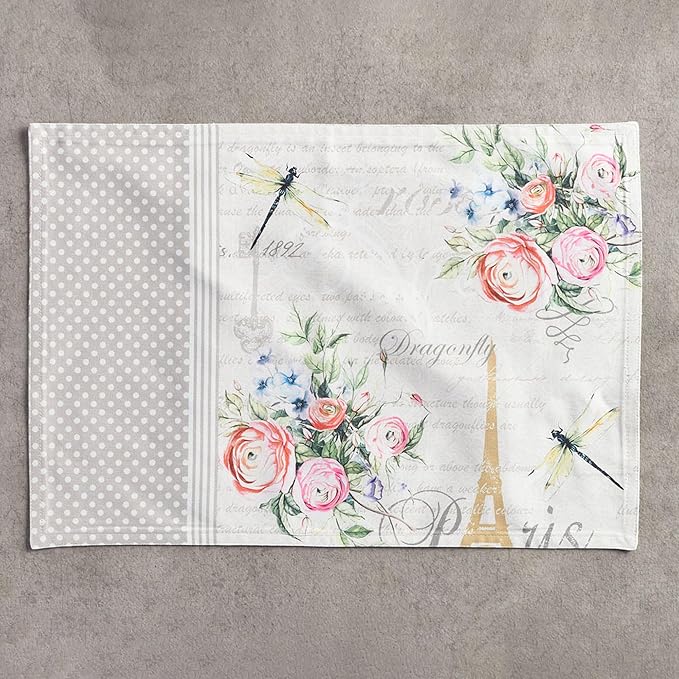 Maison d' Hermine Placemats Set of 2 Reusable 100% Cotton | Cloth Place Mats - Image 8