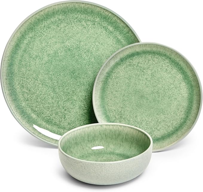 Sango Asher 12-Piece Stoneware Dinnerware Set - Image 2
