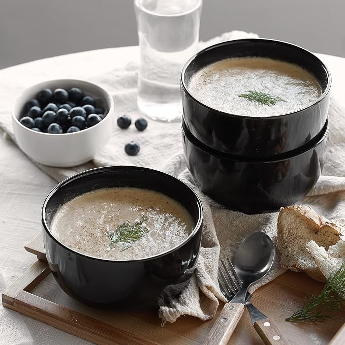 DOWAN 5.8" Deep Soup Bowls & Cereal Bowls - Image 4