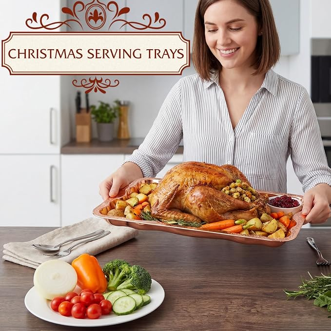 FoldTier 4 Pack Serving Trays Set - Image 7