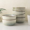 AmorArc Cereal Bowls Set of 6 for Kitchen, 26oz Stoneware Soup Bowls Set for by AmorArc