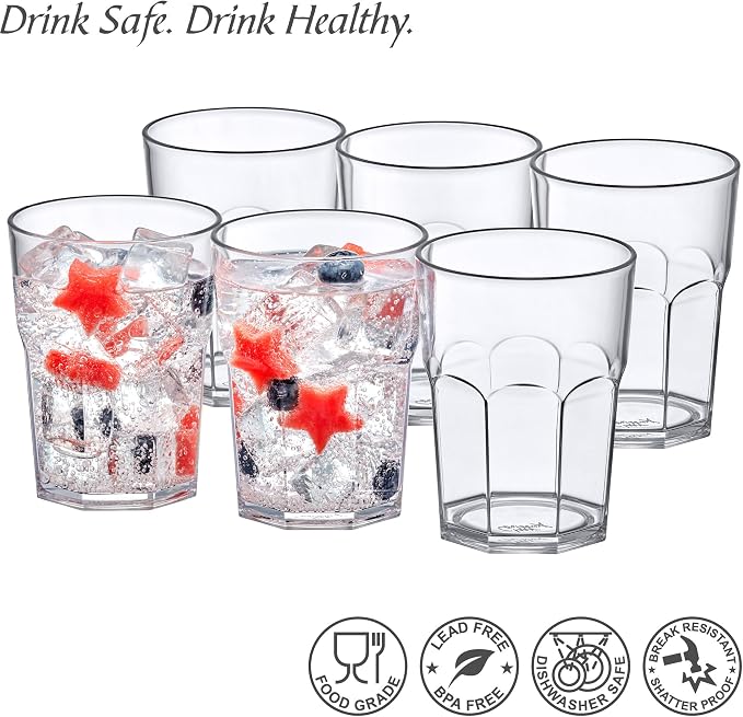 Amazing Abby - Affinity - 14-Ounce Plastic Tumblers, Plastic Drinking Glasses - Image 3