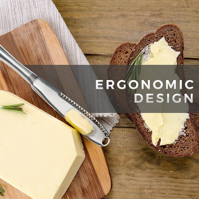 Stainless Steel Butter Spreader, Butter Knife - 3 in 1 Kitchen Gadgets - Image 5