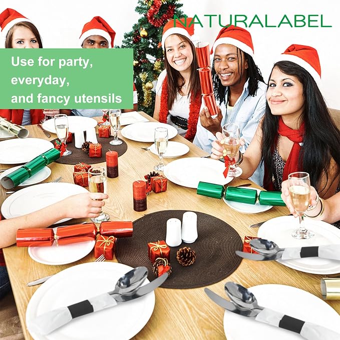 Self-Adhesive Napkin Bands, elegant table setting, - Image 7