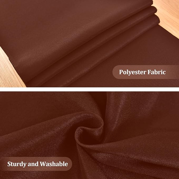 Farmhouse Chocolate Table Runner Dining Table Runners 90 Inches Long Coffee - Image 4