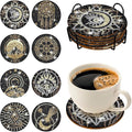 8 pcs Diamond Painting Coasters | Diamond Art Coasters | Tarot Diamond Art by LGANHAPY