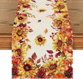 Artoid Mode 210 GSM Fall Table Runner 13x120 Inch Home Party Decor | Sunflower by ArtoidMode