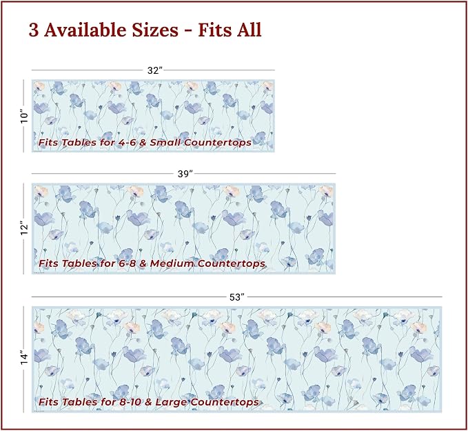 Heat Resistant Table Runner, 39 x 12 Inch - Image 4