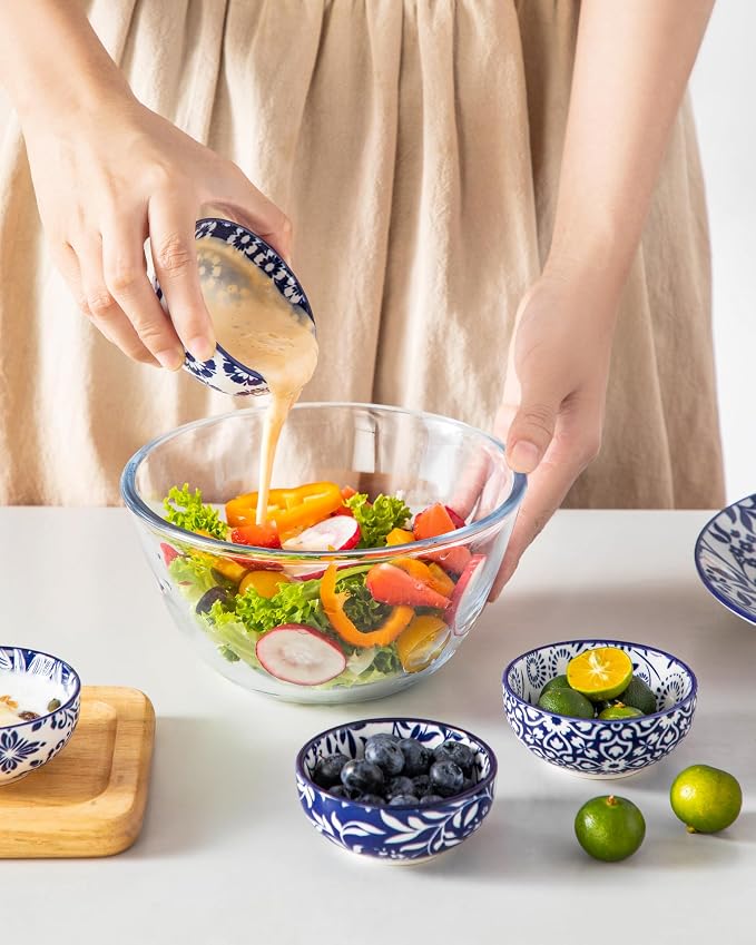 vancasso 2.7 Oz Ceramic Mini Dipping Bowls Set of 6, 3 Inch Small Dip Bowls - Image 5
