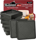 Furniture Coasters, Rubber Furniture Feet, Anti Slide Floor Protector by Yelanon