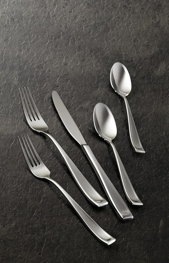 Oneida Moda 5-Piece 18/10 Silverware Set - Image 8