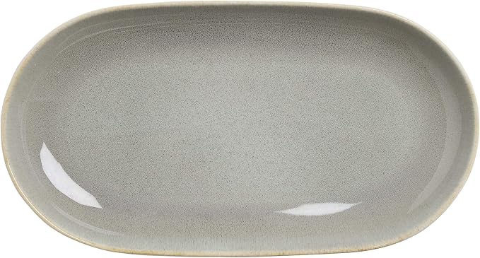 SANGO Resona Moss Serving Platters Set of 2, 14/12 Inch Stoneware Serving Dishes - Image 8