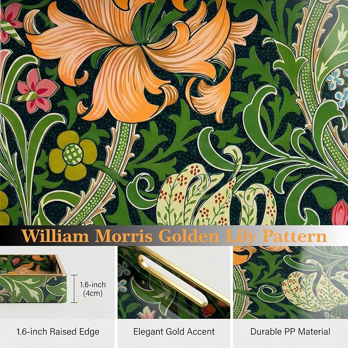 Decorative Tray, Marbling Plastic Tray - Image 8