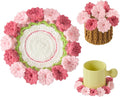 Crochet Flower Coasters, Handmade Bouquet Coasters by VaneOak