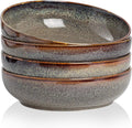 30oz Ceramic bowls set of 4-8" serving bowls by KYBSCZMoment