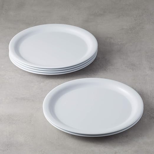 Amazon Basics Melamine Plastic Plate, Dishwasher Safe, BPA Free, 6 Piece Set - Image 7