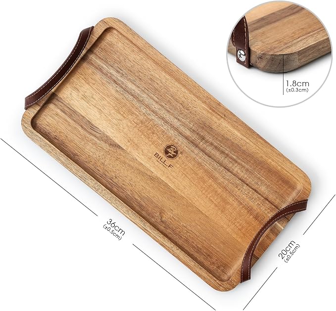 Charcuterie Boards with Handles, Wooden Charcuterie Board Platter - Image 7