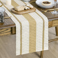 Artoid Mode Burlap Brown Rustic Woven Table Runner 12x108 Inch | Holiday by ArtoidMode