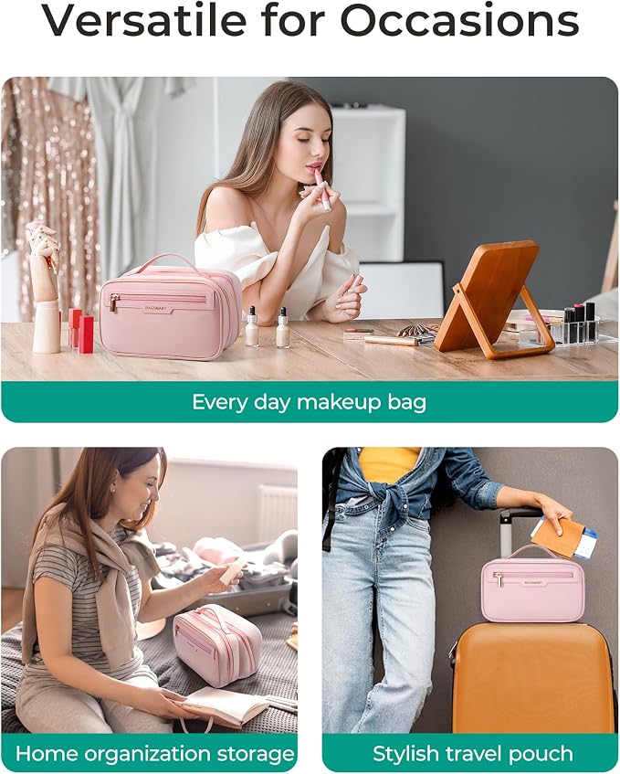 BAGSMART Travel Makeup Bag, Make Up Bag - Image 6
