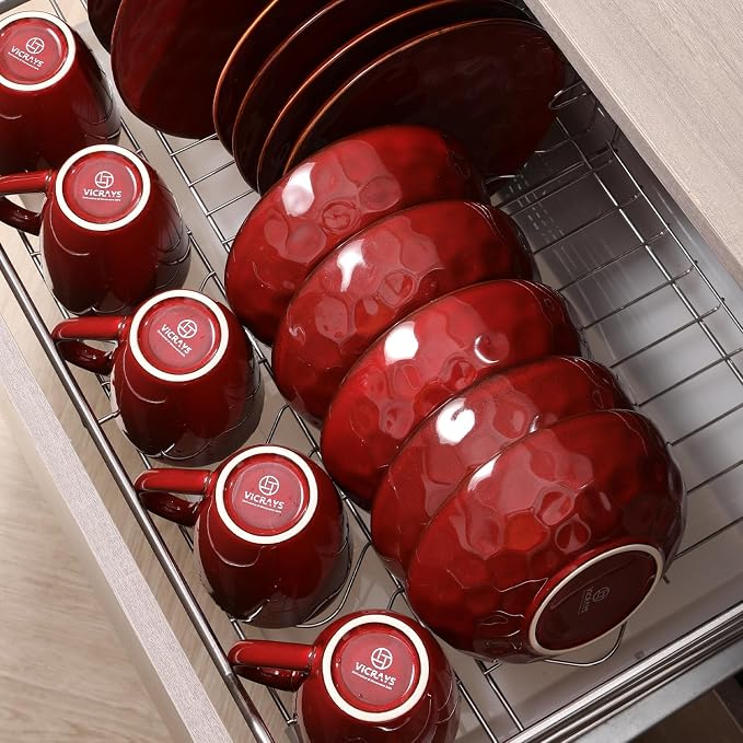 vicrays Ceramic Salad Bowls Set - Image 5