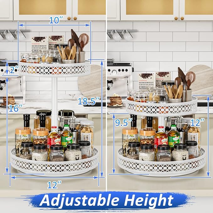 2 Tier Lazy Susan Organizer - Image 3