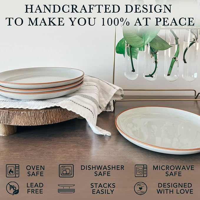 MORA Ceramic Plates Set, 7.8 in - Image 4