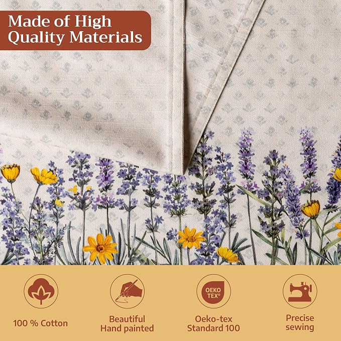 Maison d' Hermine Table Runner 100% Cotton 14.50" x 108" | Table Runners 108 - Image 3