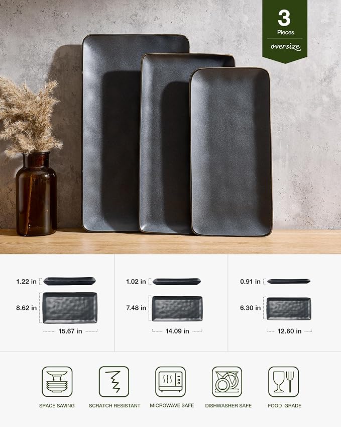 Famiware Serving Platters Set of 3 Sizes - Image 2