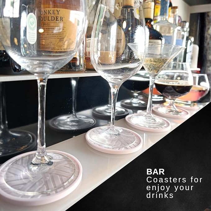 Silicone Drinks Coasters Set of 6 - - Image 8