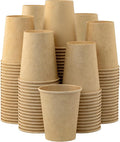 8 oz 200 Pack Disposable Coffee Cups, Bulk Brown Disposable Paper Cups by COOLCAP