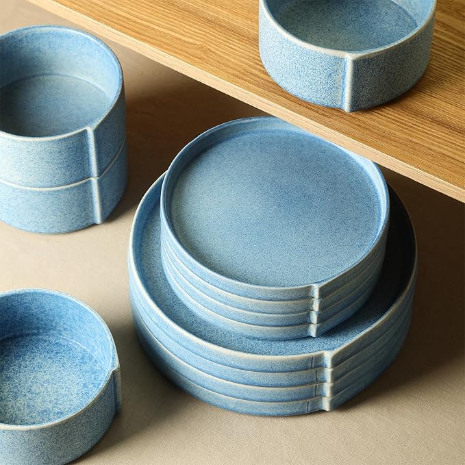 Stone Lain Bao 12-Piece Dinnerware Set Stoneware - Image 5