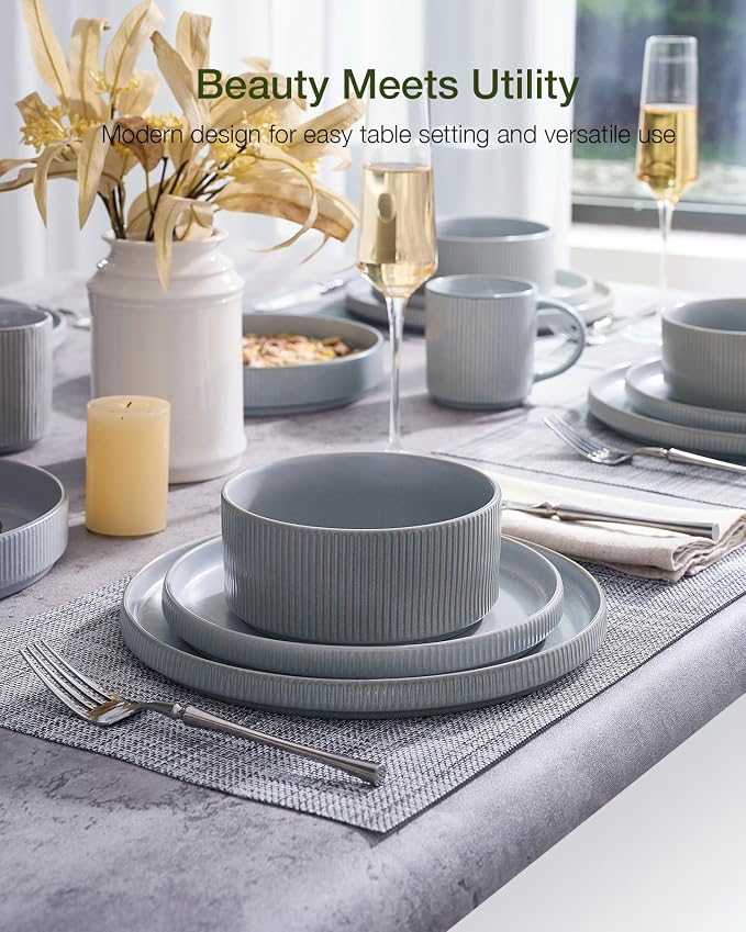 Famiware Star Plates and Bowls Sets, Chip & Scratch Resistant. Microwave & - Image 2