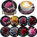Mrnsiet 8PCS Diamond Art Coasters by Mrnsiet