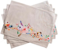 Maison d' Hermine Placemats Set of 4 Reusable 100% Cotton | Cloth Place Mats by MaisondHermine