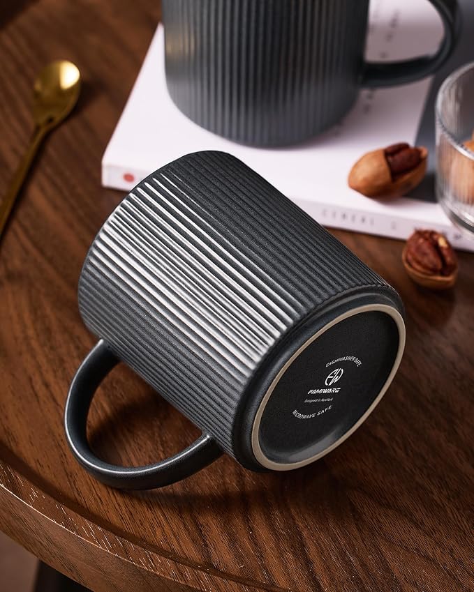 famiware Coffee Mug Set for 4, Star 16 oz Catering Mugs Cup Set - Image 6