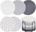 Billbotk 10 Pieces Coasters for Drink Absorbent, 5 Colors Drink Coasters by Billbotk