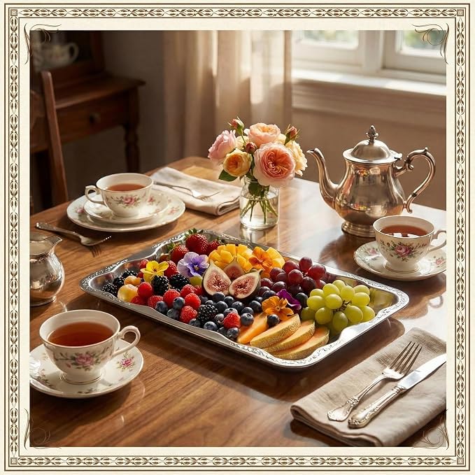 FoldTier 12 Pack Serving Trays Set - Image 7