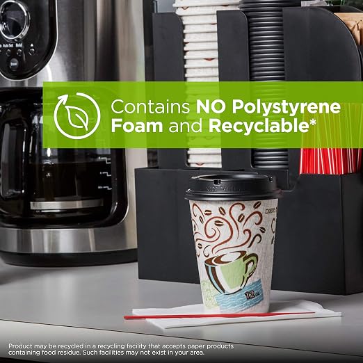 Dixie PerfecTouch 20 oz Paper Coffee Cups By GP PRO - Image 6
