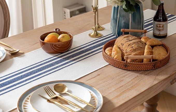 Boho Table Runner for Modern Farmhouse Decor, Dining Table décor 13 x 60 Inch - Image 3