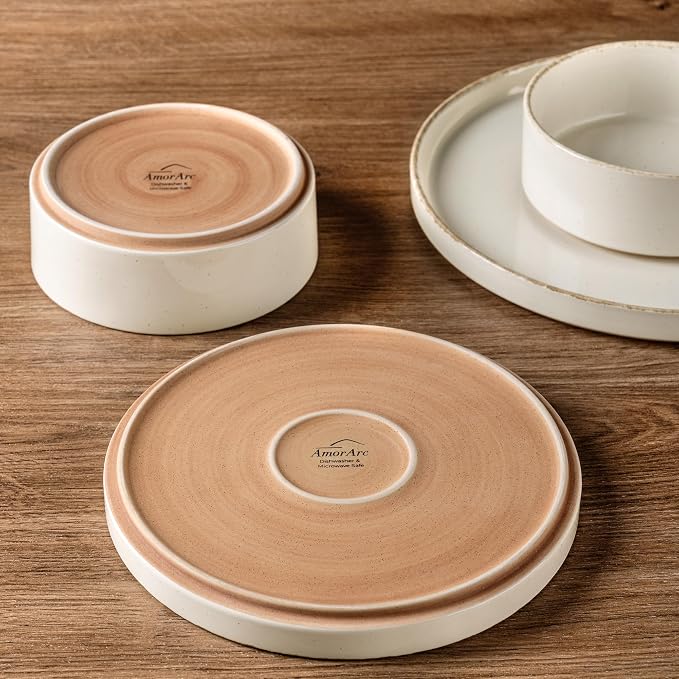 AmorArc Stoneware Dinnerware Sets - Image 6