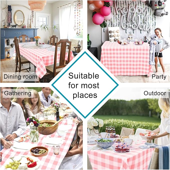Checkered Tablecloth Square - Image 2