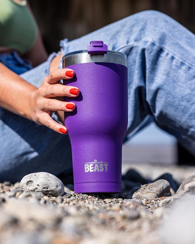 Beast 40 oz Tumbler Stainless Steel Vacuum Insulated Coffee Ice Cup Double Wall - Image 3